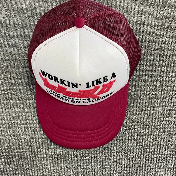 New, never worn sicko laundry trucker hat Color: dark red Unisex Fast shipping - Picture 1 of 4
